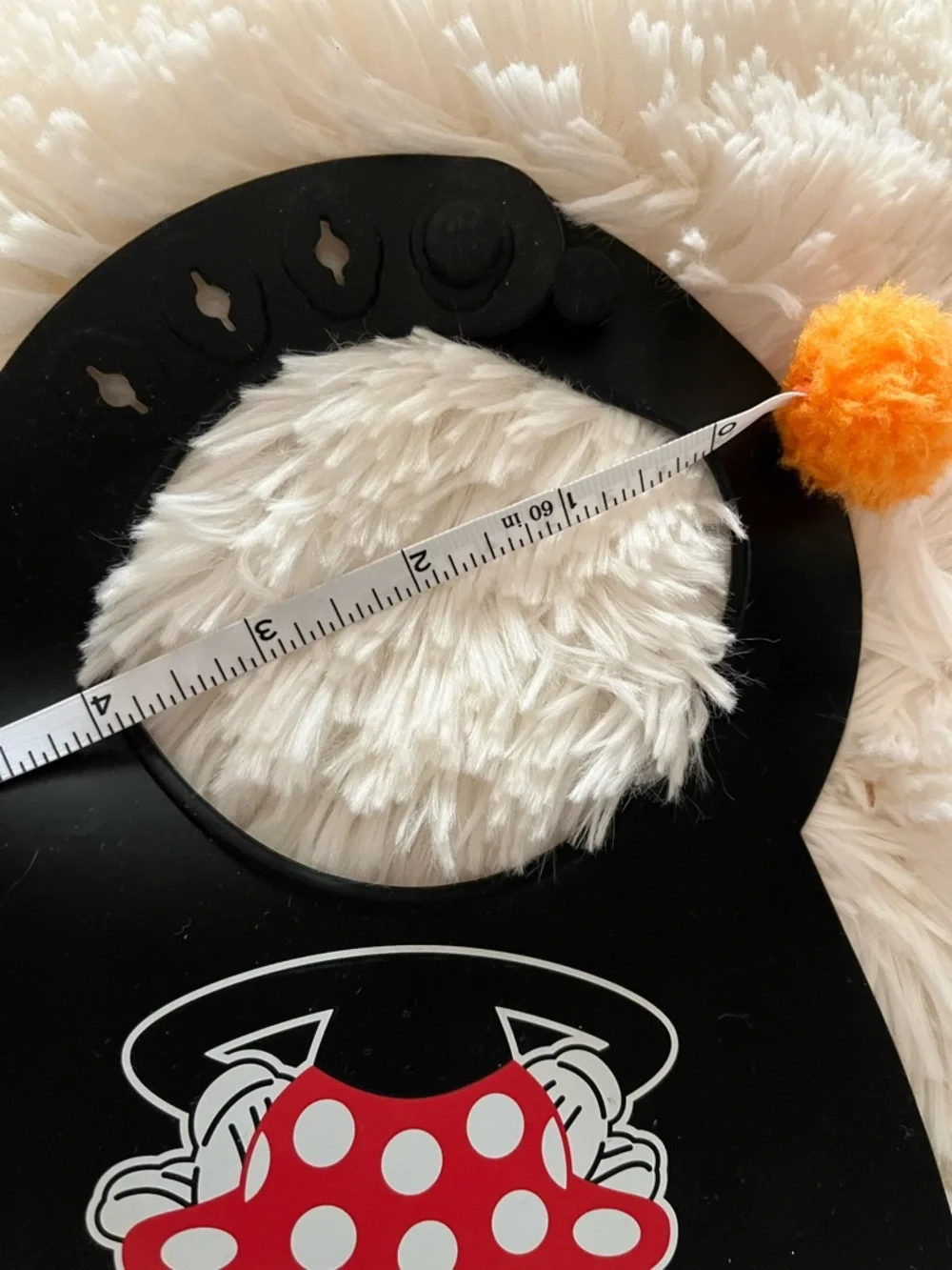 Disney World Minnie Mouse silicone baby bib